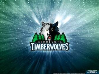Minnesota Timberwolves Is With A Team Logo Wallpaper On Your Computer