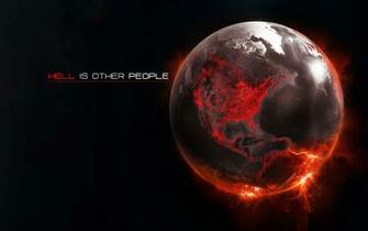 World Earth Red Wallpaper Collection