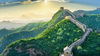The Great Wall Of China Beijing Huairou District Windows