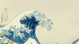 An25 Wave Art Hokusai Japanese Paint Illust Classic In