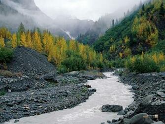Alaska Wallpaper Scenery Foggy