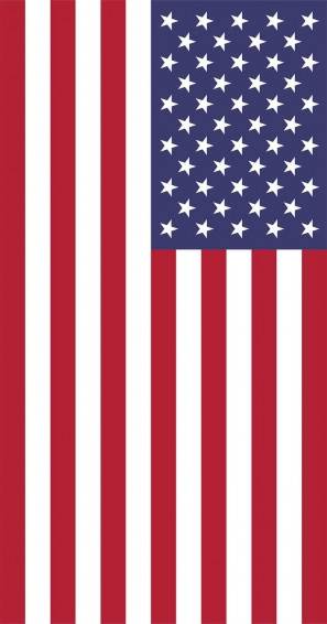 Usa Printed Flag Suit Lining In