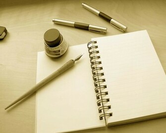Writing Wallpaper