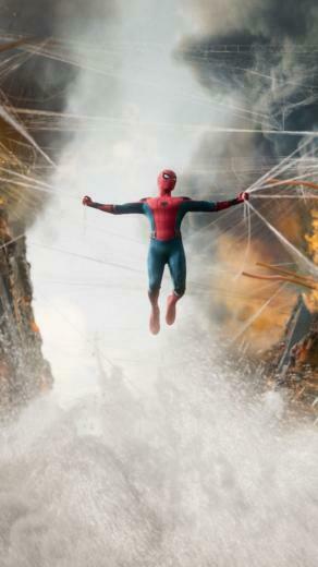 Homecoming 5k Spider Man iPhone Wallpaper