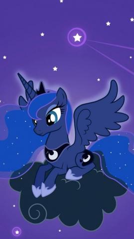 Mlp Princess Luna Fan Art Wallpaper Galaxy Mane Star Sky