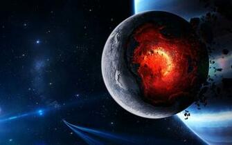 Planet Destruction Wallpaper
