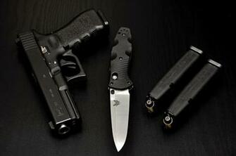 Gun Pistol Glock Gen Shop Ammunition A Knife Folding