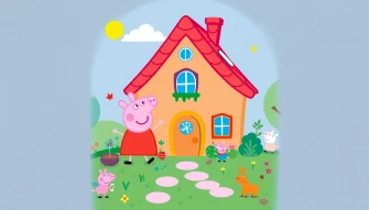 Peppa Pig House Wallpaper
