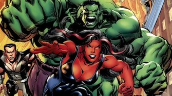 She Hulk Marvel Comics Superhero Wallpaper