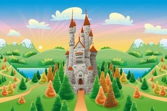 Cartoon Castle Wallpaper Image
