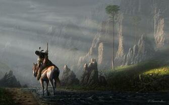 Artistic Native American Wallpaper