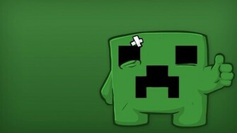 Cute Creeper Minecraft Wallpaper
