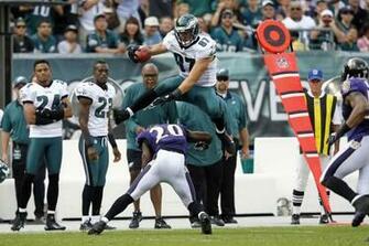 Video Brent Celek Leaps Over Ed Reed Emerges As One