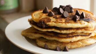 Chocolate Chip Pancakes Wallpaper