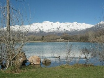 Utah Background Is Lone Peak Summit Feet Meter