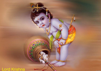 Lord Krishna HD Wallpaper Cute Bal Image