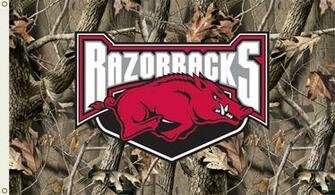 Arkansas Razorbacks Camo Logo