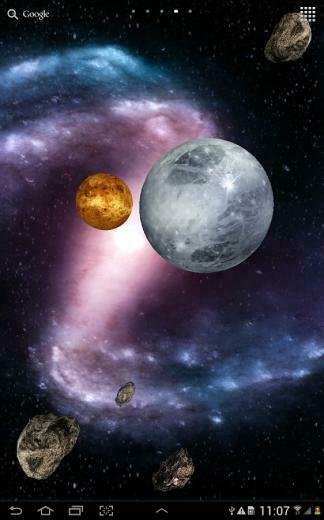 3d Space Live Wallpaper Pro Screenshot