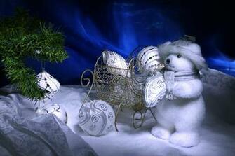 4k Wallpaper New Year Snow Toys Christmas