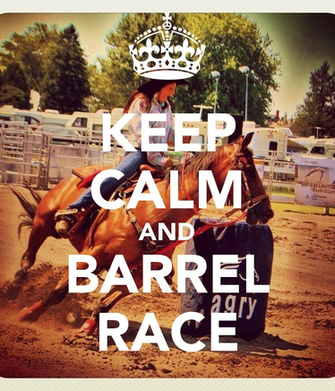 Keep Calm And Barrel Race Carry On Image Generator