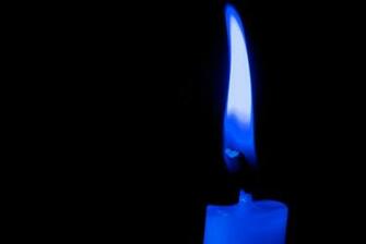 Blue Candle Flame By Nlghttrain Dpchallenge