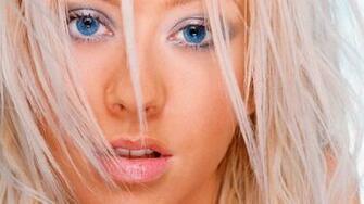Christina Aguilera Face Wallpaper HD