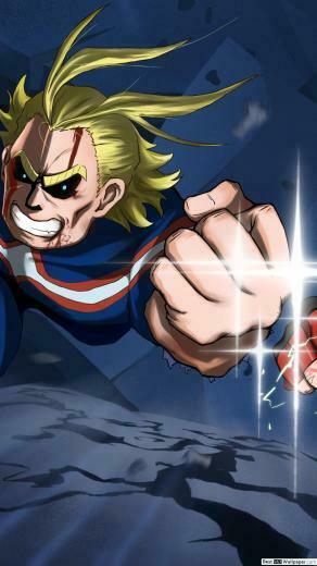 My Hero Academia Two Heroes All Might Izuku Midoriya HD