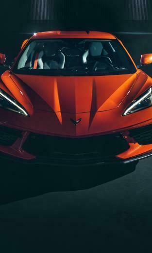 Wallpaper Chevrolet Corvette Stingray C8