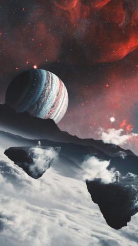Exploration Of Jupiter iPhone Wallpaper