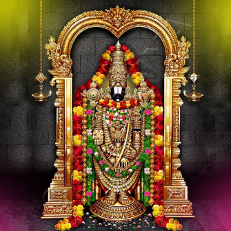 Venkateswara Swamy And Lakshmi Devi Wallpaper