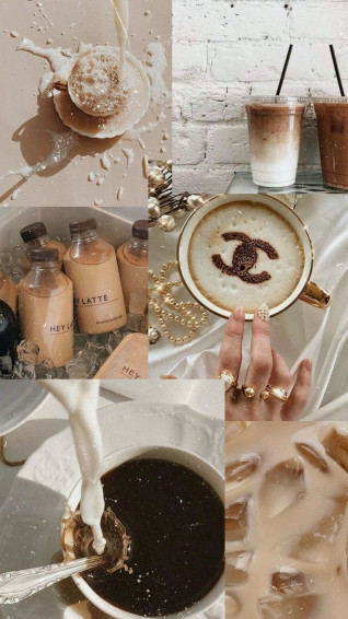 Coffee Aesthetic Background Wallpaper