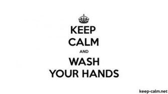 Keep Calm And Wash Your Hands Net