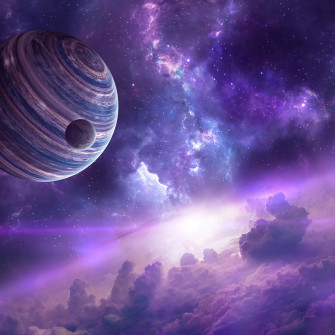 Blast Off With A Space iPad Wallpaper
