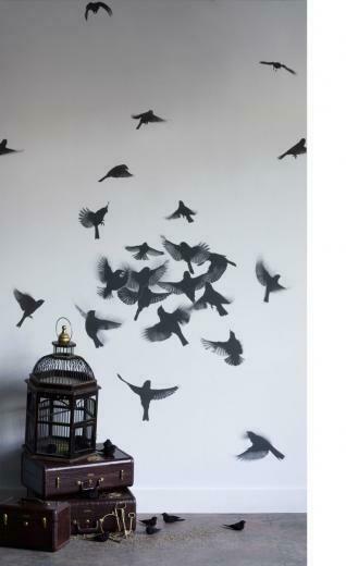 Troveline Wallpaper Future House Wall Murals Glitter Bedroom
