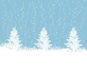 Cartoon Snow Background