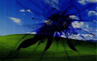 Bliss Broken Wallpaper Screen