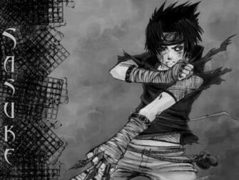 Badass Black And White Sasuke Background Photo By Kiriwolf
