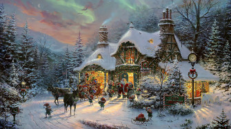 High Resolution Christmas Themes Wallpaper And Icons