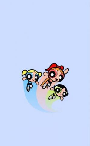 Powerpuffgirls Imagem De Fundo Para iPhone Papel Parede Fofo