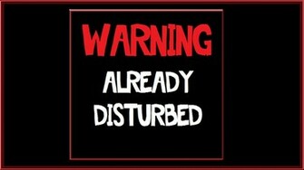 Warning Already Disturbed Humor Insanity Funny Wallpaper