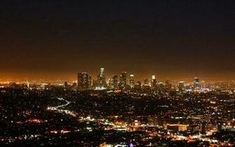 Los Angeles City Nights Full HD Desktop Wallpaper 1080p
