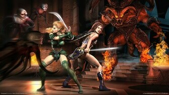 Fiery Everquest Wallpaper