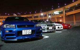 Skyline R32 Nissan R34 Gtr Blue Cars R33