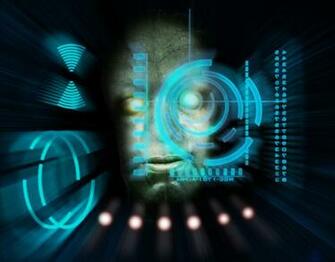 Sci Fi Interface Wallpaper Alien By
