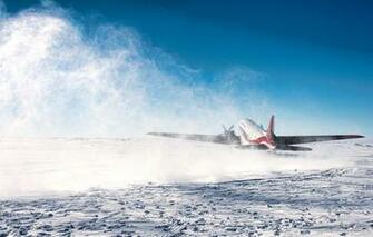Wallpaper Antarctica The Plane Passenger Douglas Dc Image