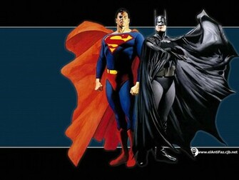 Alex Ross Art Superman And Batman X Wallpaper