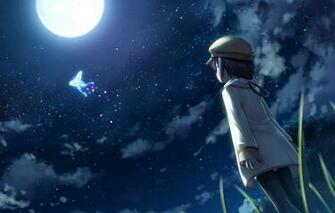 Wallpaper Night Butterfly Girl Image For Desktop Section