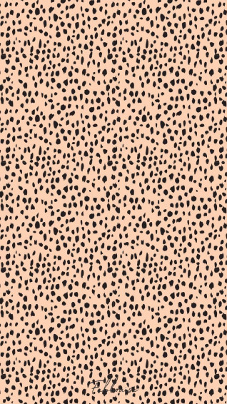 Wallpaper Aesthetic Cute Cheetah Print