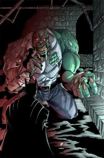 Killer Croc And Bats Colored By Dany Morales
