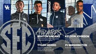 Uk Men S Basketball Leads League In End Of Season Sec Awards